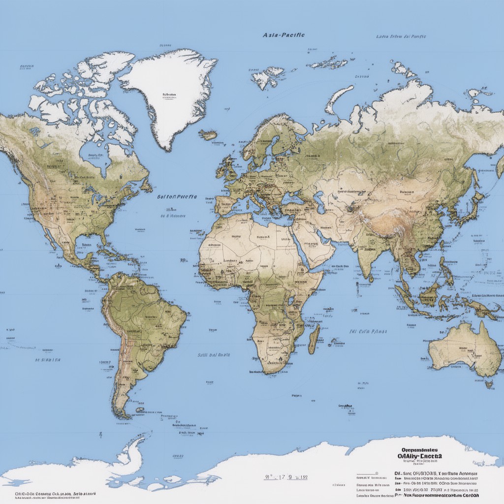 AI-generated illustration of Asia-Pacific