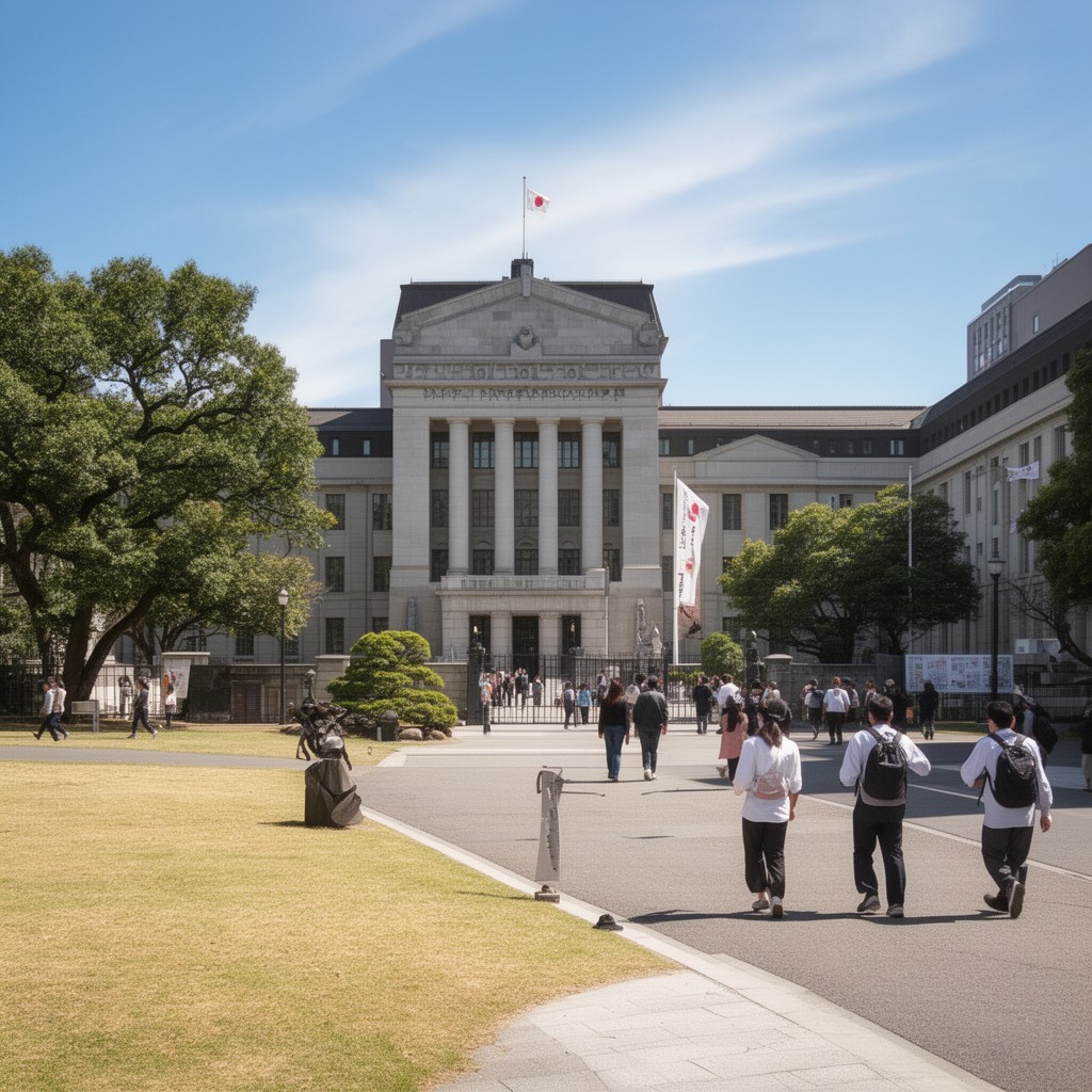 AI-generated illustration of University of Tokyo
