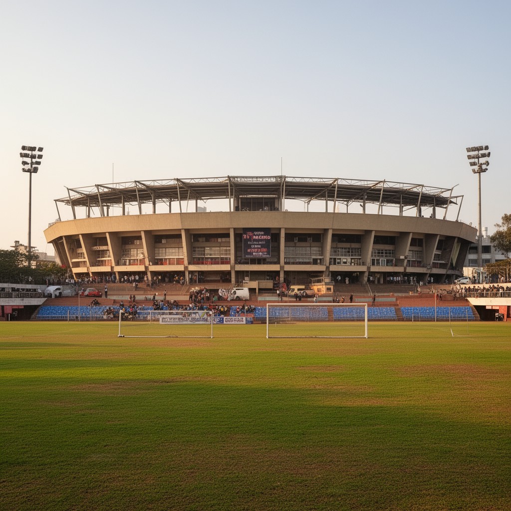 AI-generated illustration of National Sports Stadium