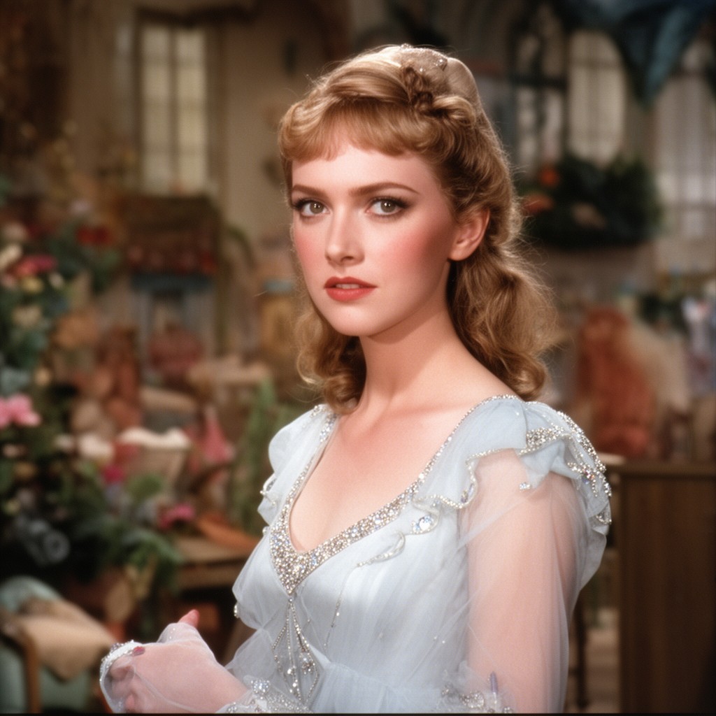 AI-generated illustration of Billie Burke