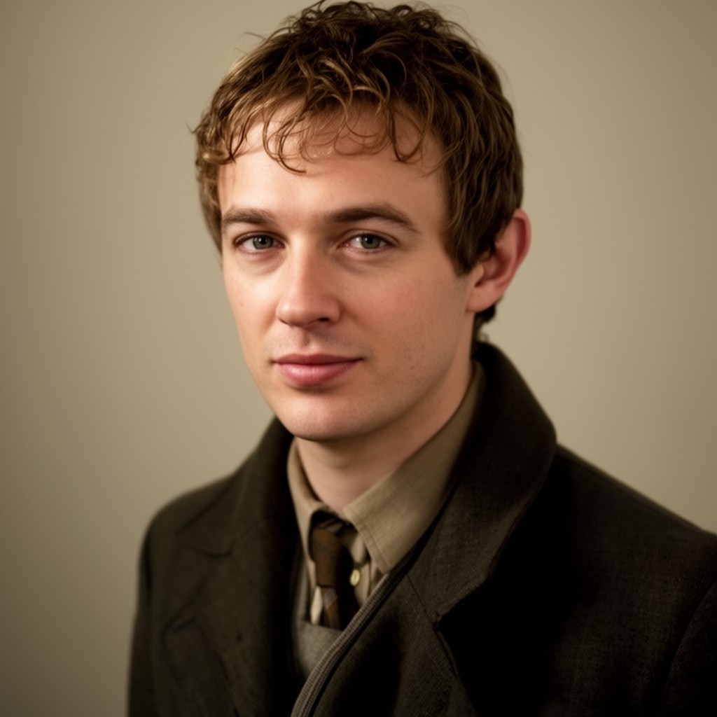 AI-generated illustration of Martin Freeman