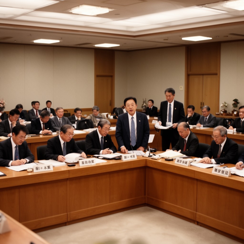 AI-generated illustration of Cabinet of Japan