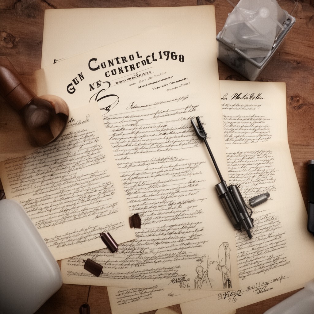 AI-generated illustration of Gun Control Act of 1968