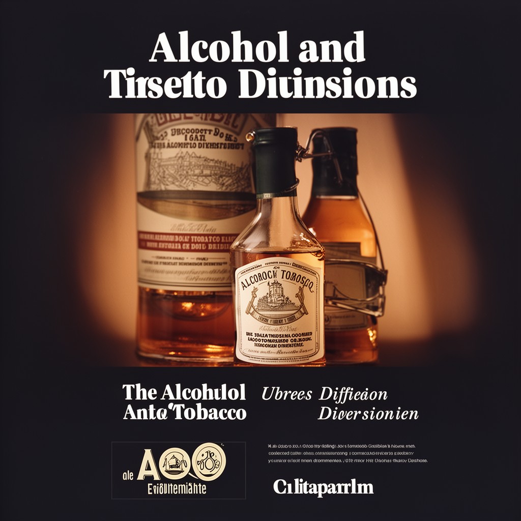 AI-generated illustration of Alcohol and Tobacco Diversion Division