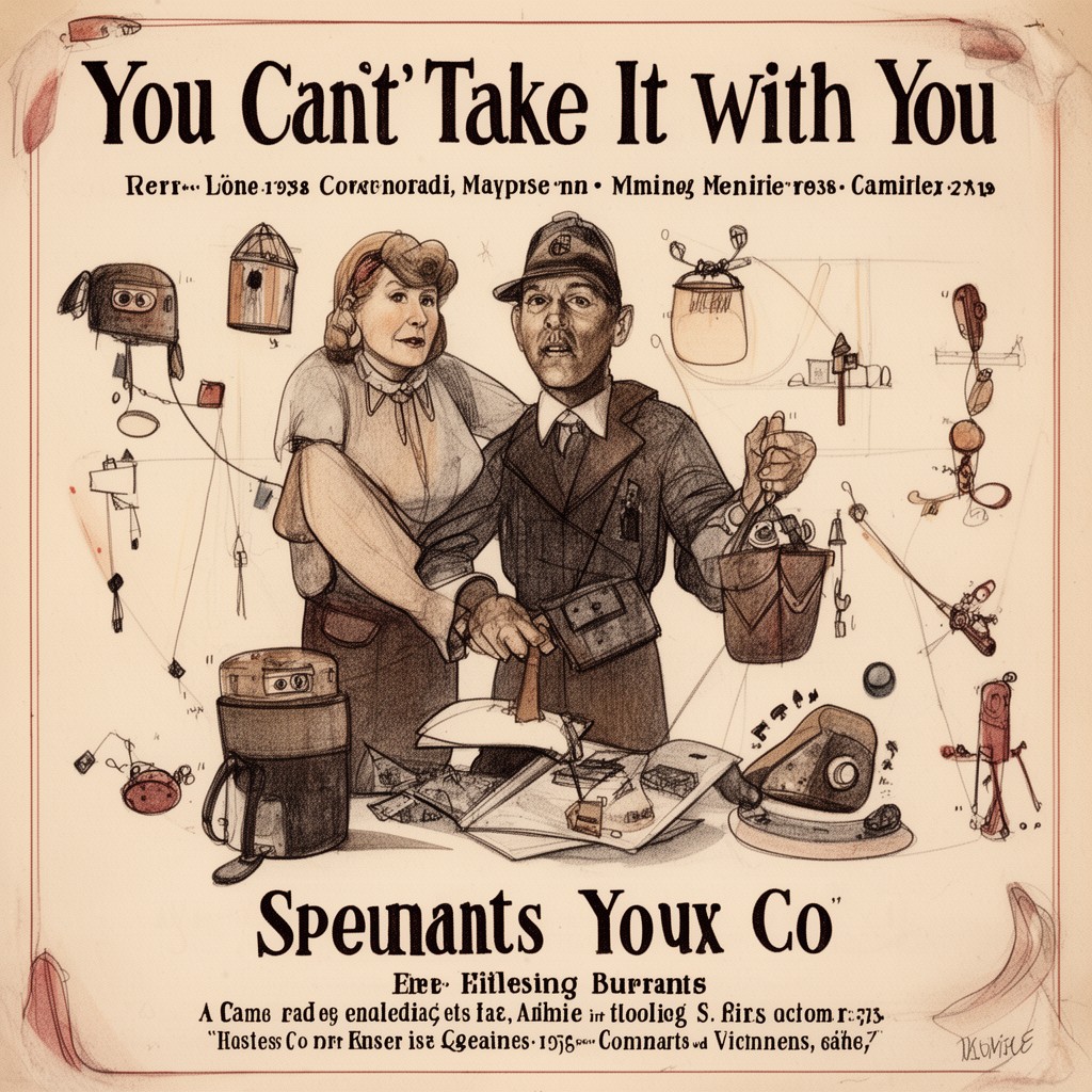 AI-generated illustration of You Can't Take It with You