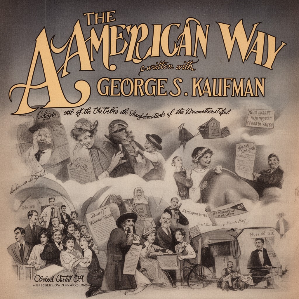 AI-generated illustration of The American Way (co-written with George S. Kaufman)