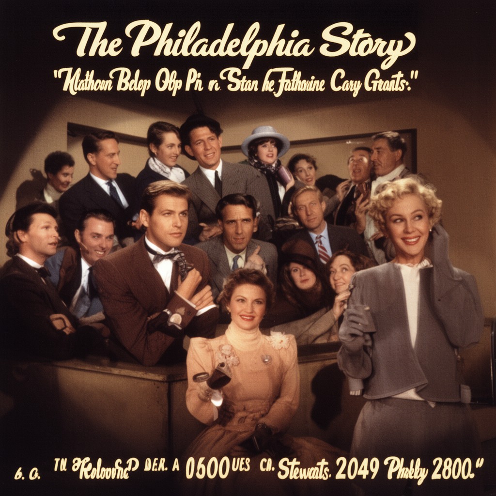 AI-generated illustration of The Philadelphia Story