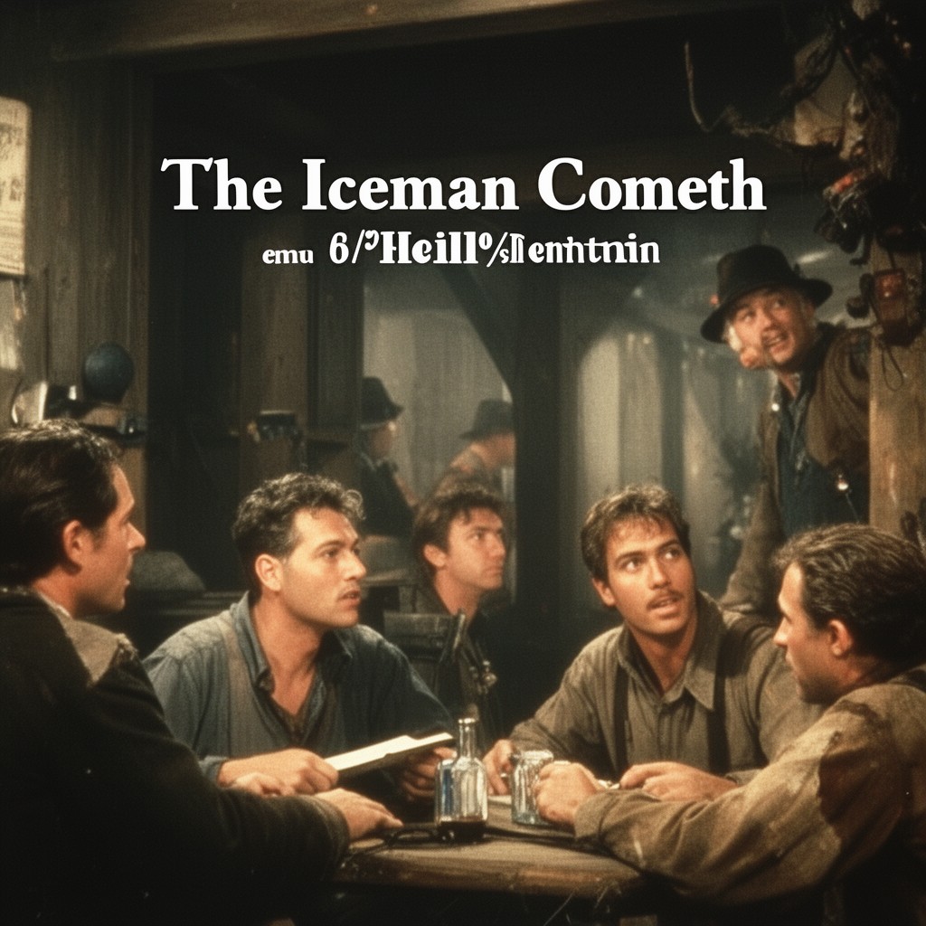 AI-generated illustration of The Iceman Cometh