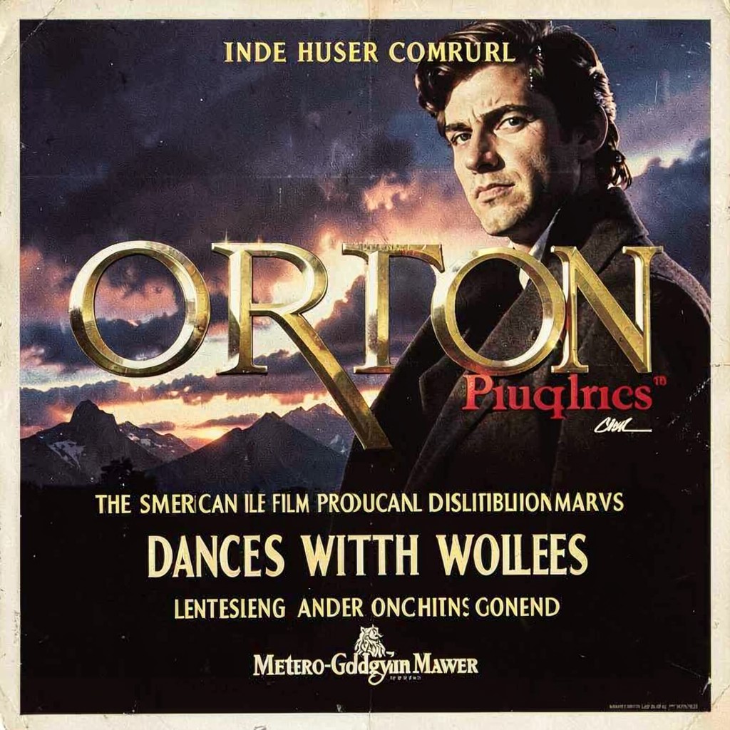AI-generated illustration of Orion Pictures (later under MGM control)