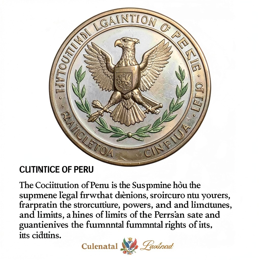 AI-generated illustration of Constitution of Peru