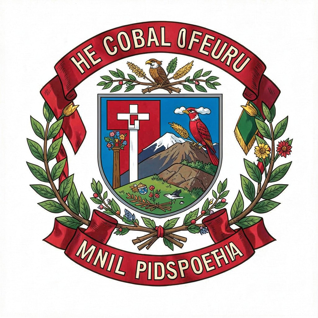 AI-generated illustration of Coat of arms of Peru