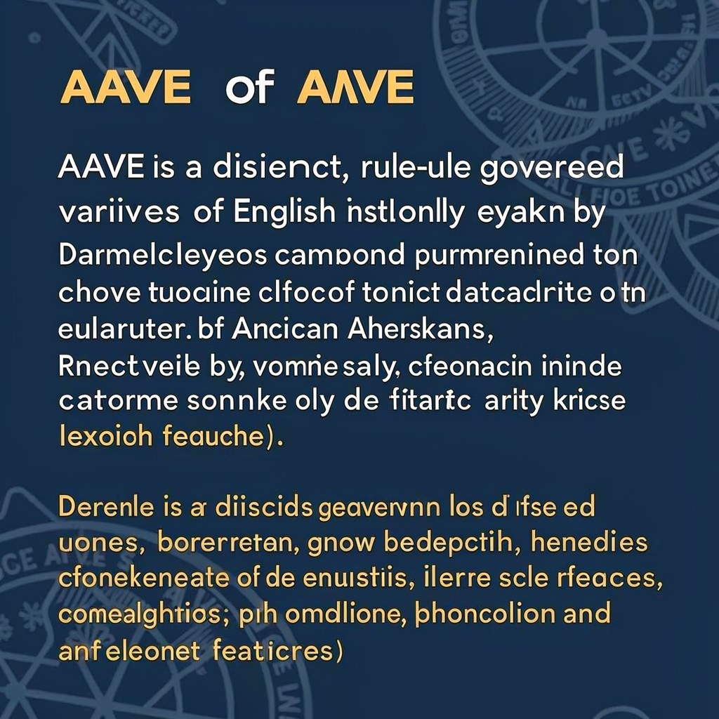AI-generated illustration of AAVE