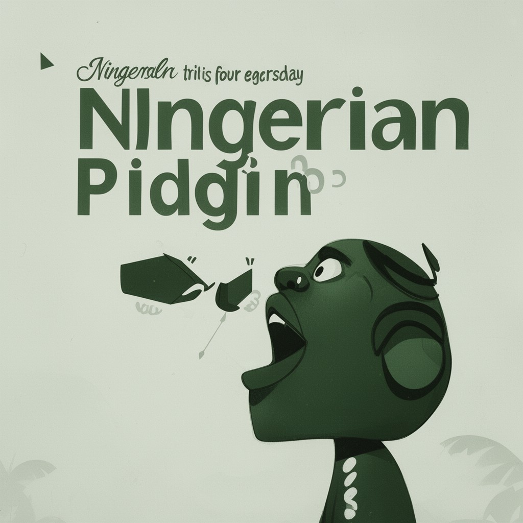 AI-generated illustration of Nigerian Pidgin