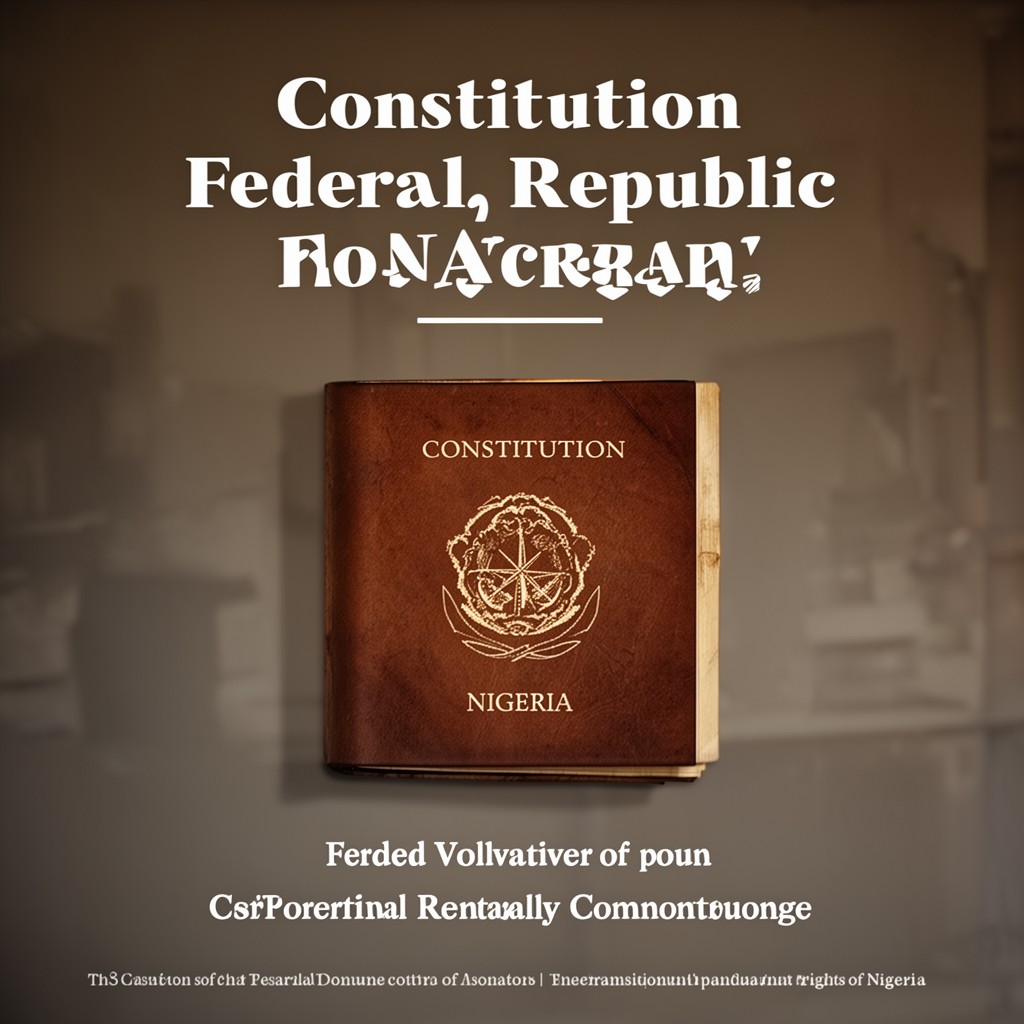 AI-generated illustration of Constitution of the Federal Republic of Nigeria
