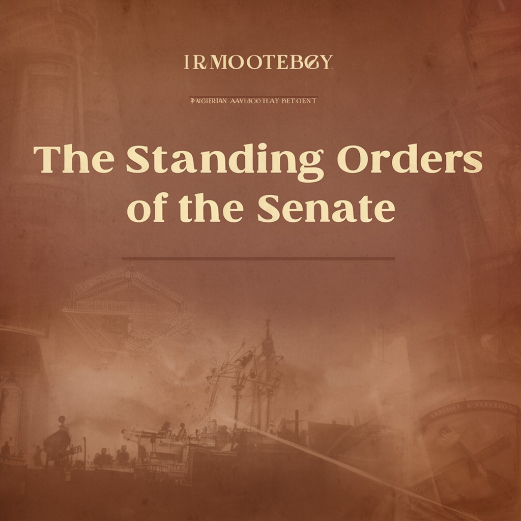 AI-generated illustration of Standing Orders of the Senate
