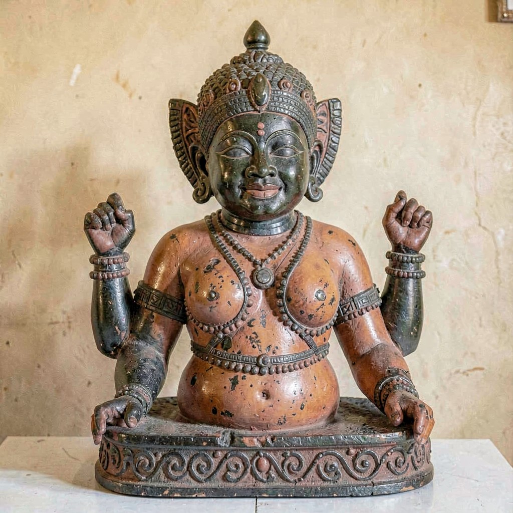 AI-generated illustration of Ife bronze and terracotta sculpture