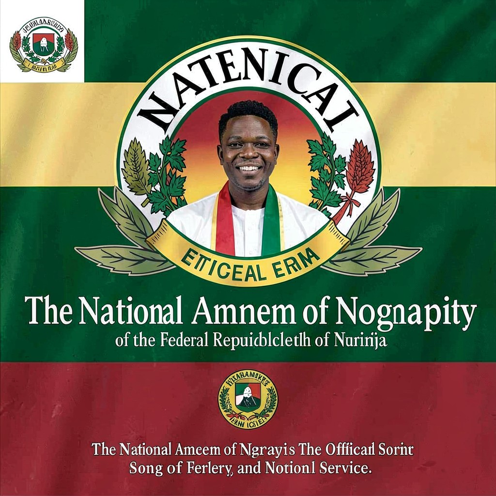 AI-generated illustration of National Anthem of Nigeria