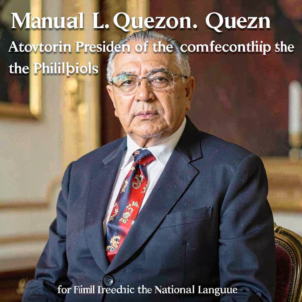 AI-generated illustration of Manuel L. Quezon