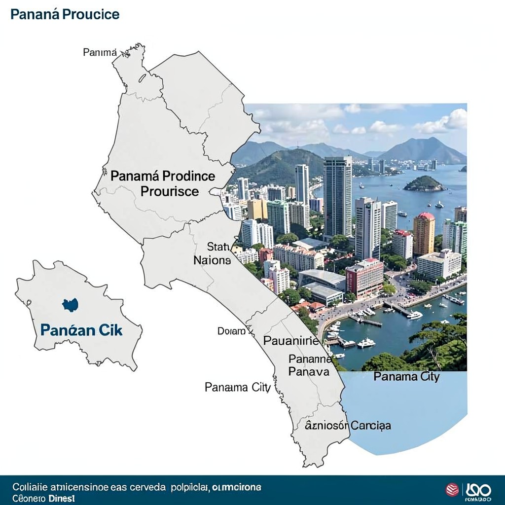 AI-generated illustration of Panamá Province