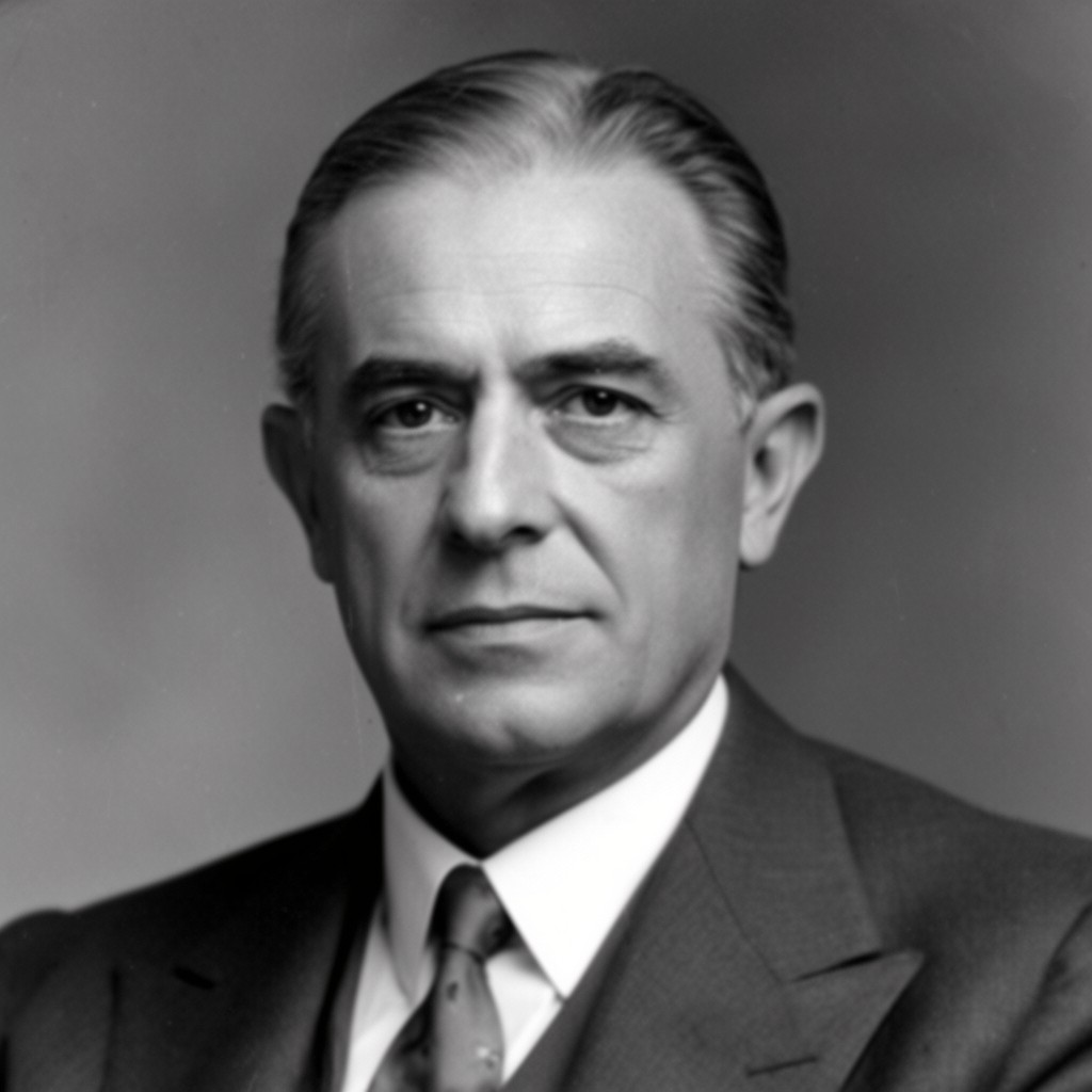 AI-generated illustration of Salvador de Madariaga