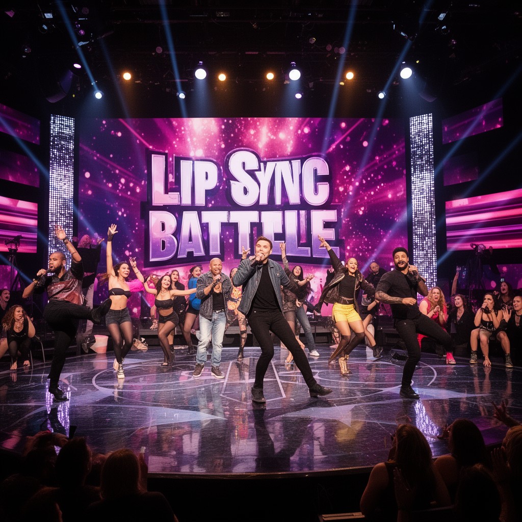 AI-generated illustration of Lip Sync Battle