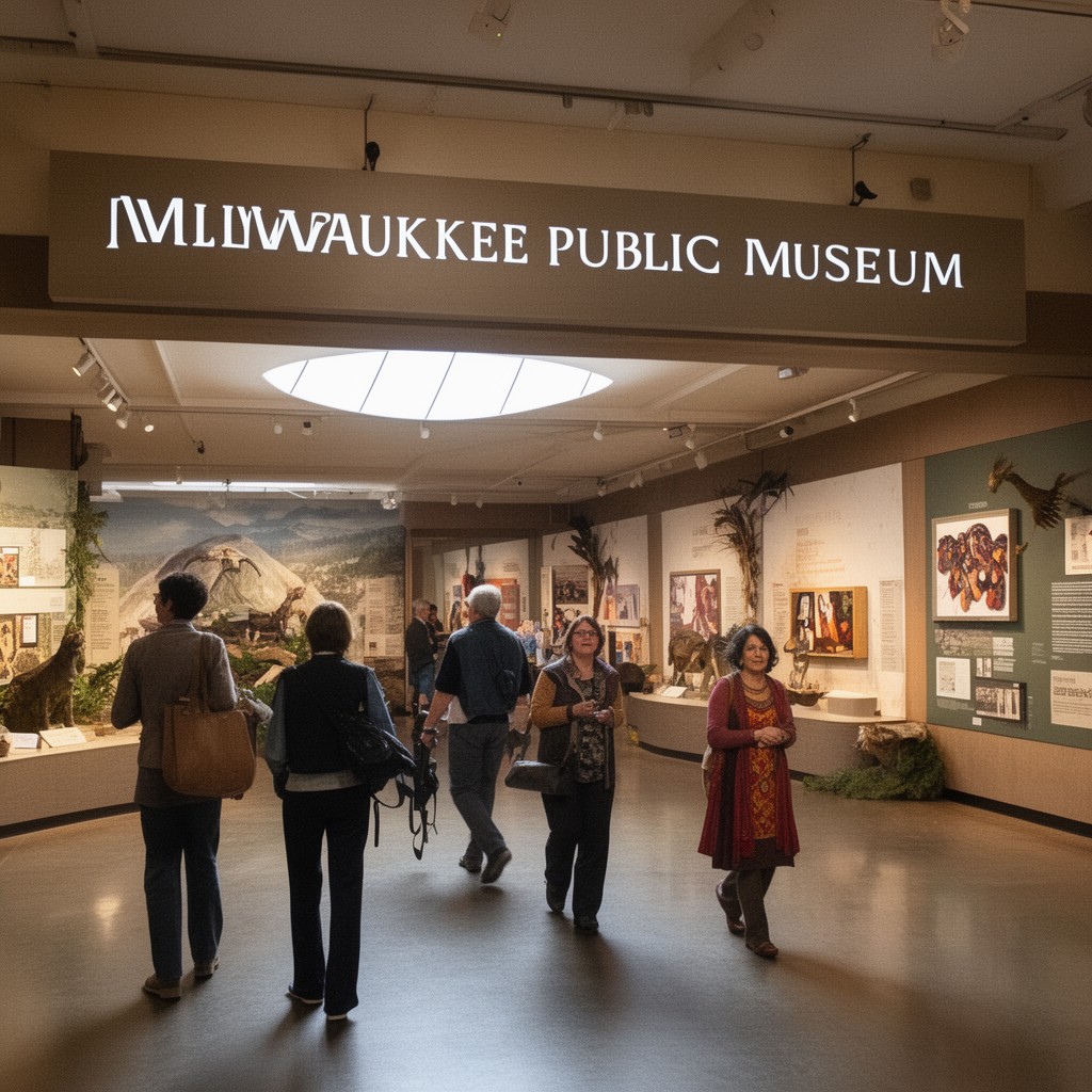AI-generated illustration of Milwaukee Public Museum