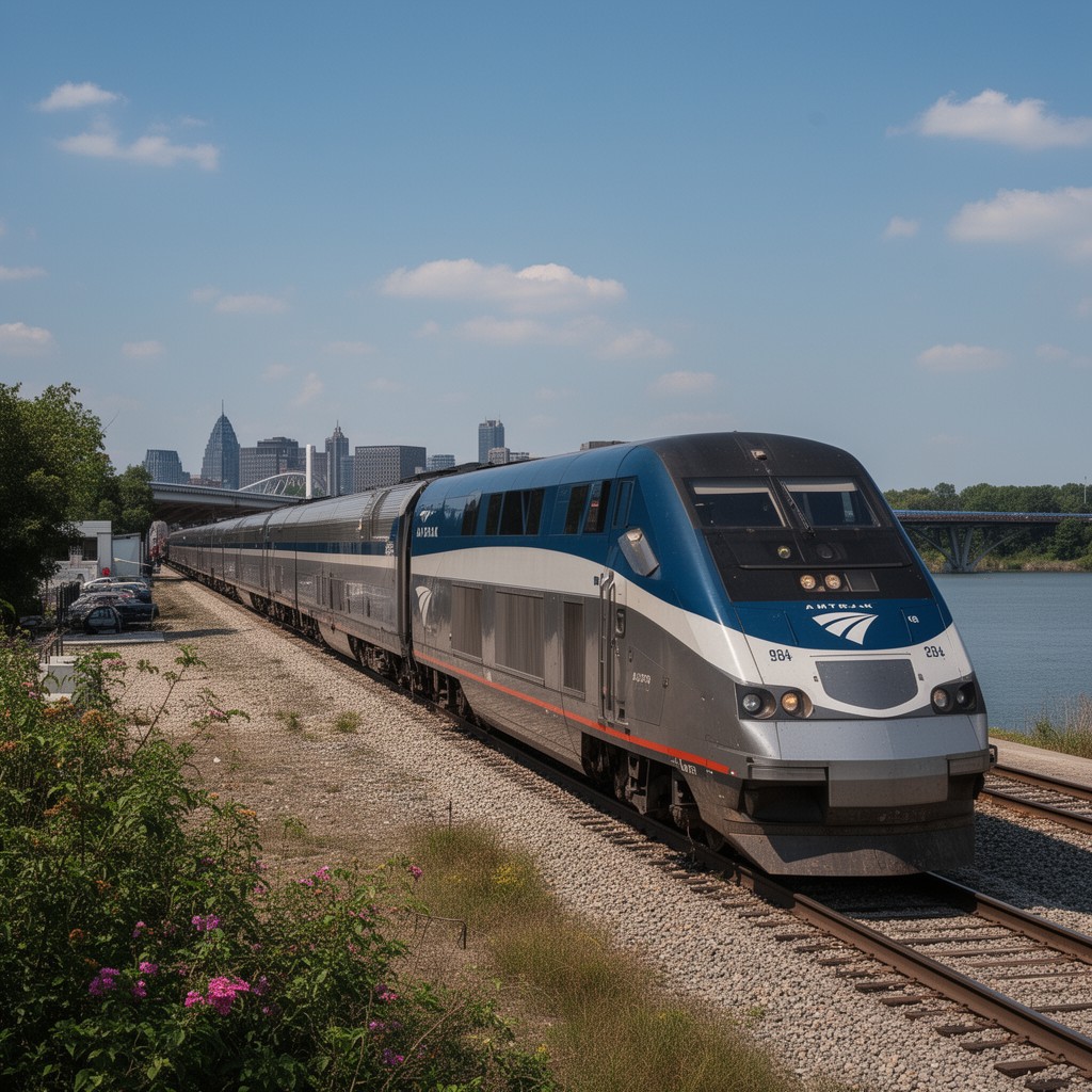 AI-generated illustration of Amtrak Capitol Limited