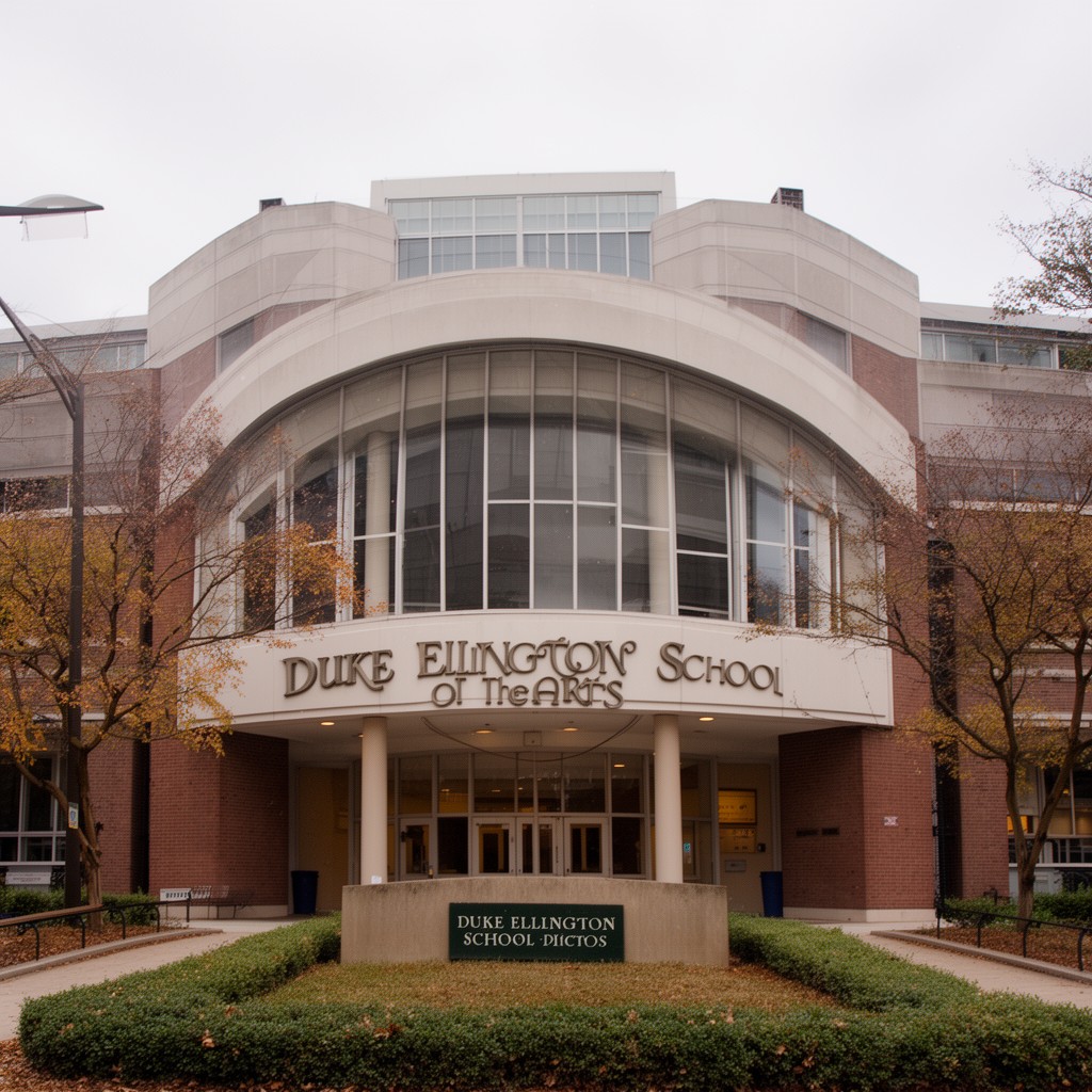 AI-generated illustration of Duke Ellington School of the Arts