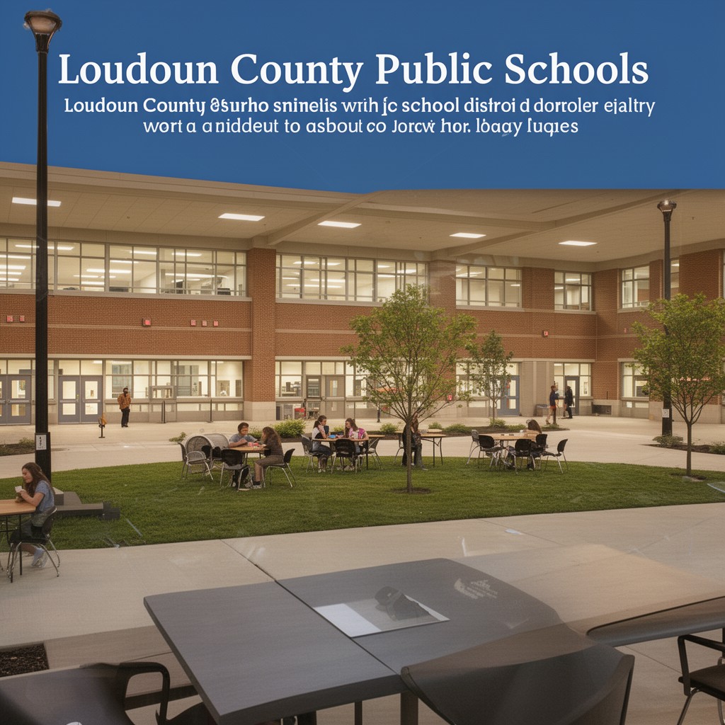 AI-generated illustration of Loudoun County Public Schools