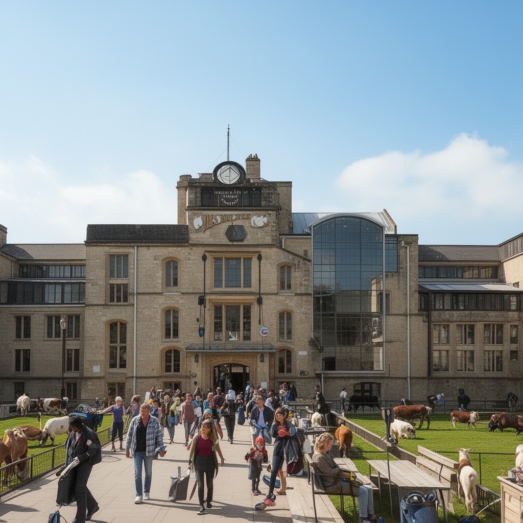 AI-generated illustration of Department of Veterinary Medicine, University of Cambridge