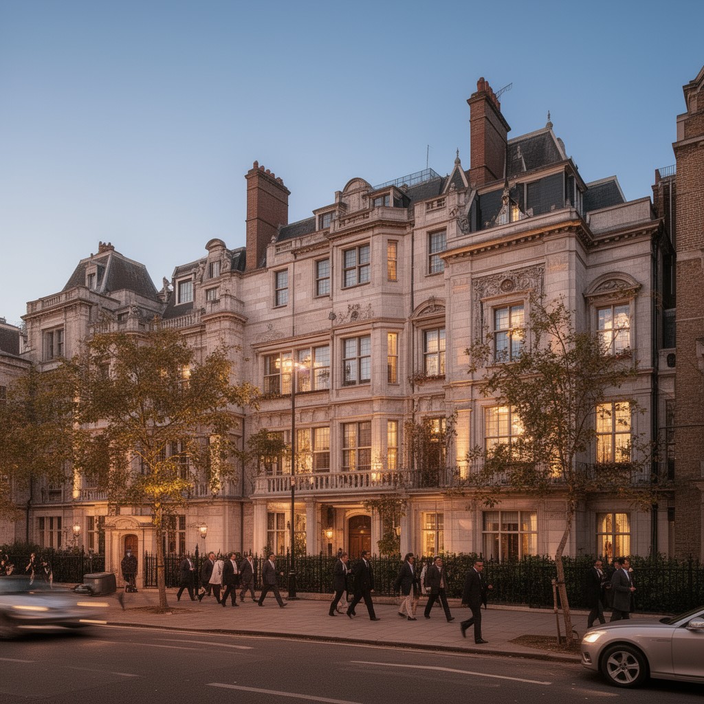 AI-generated illustration of King Edward VII’s Hospital, London, England