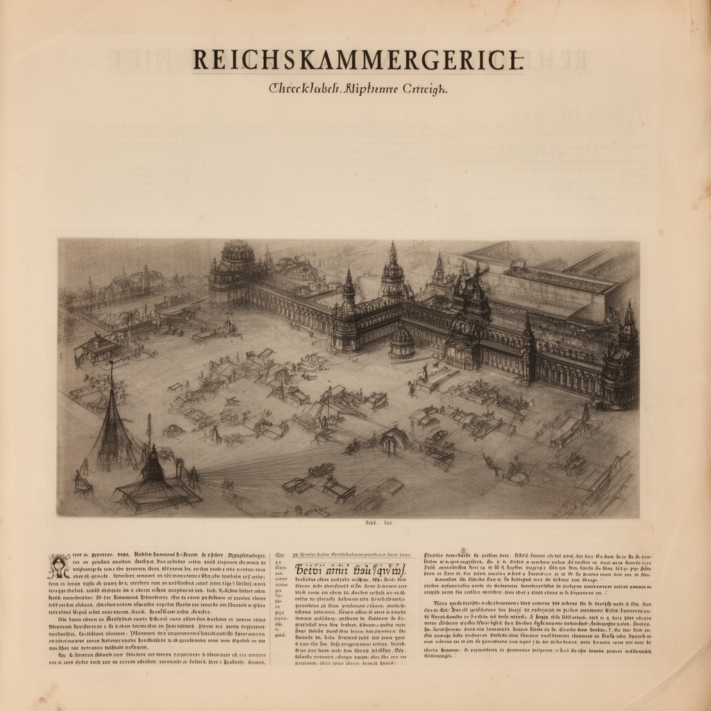 AI-generated illustration of Reichskammergericht