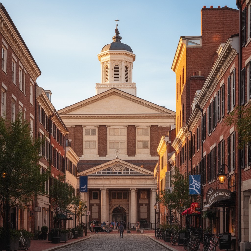 AI-generated illustration of Old City, Philadelphia