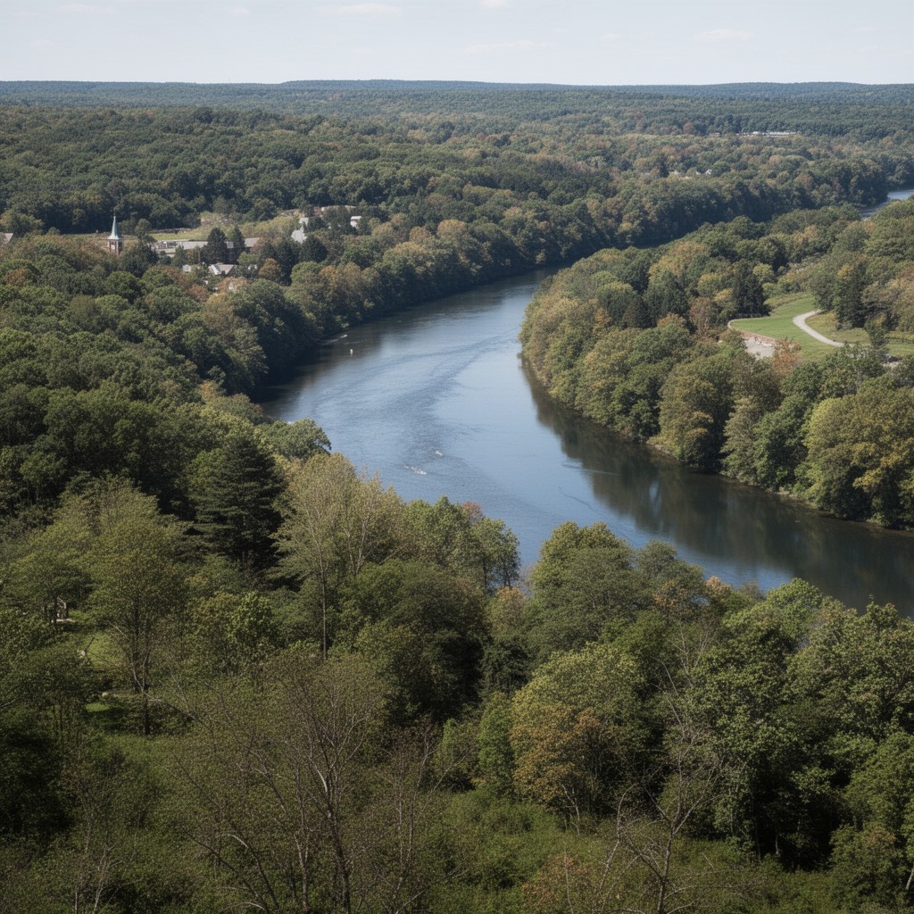 AI-generated illustration of Connecticut River