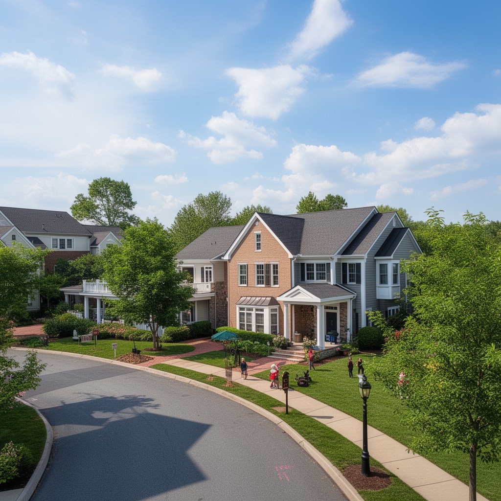 AI-generated illustration of Montgomery Township, New Jersey