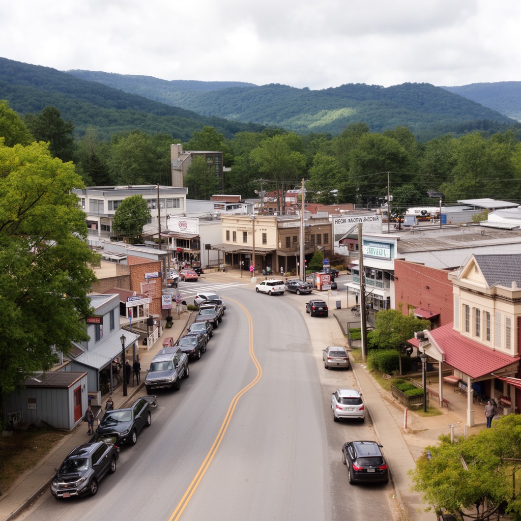 AI-generated illustration of Macon, North Carolina