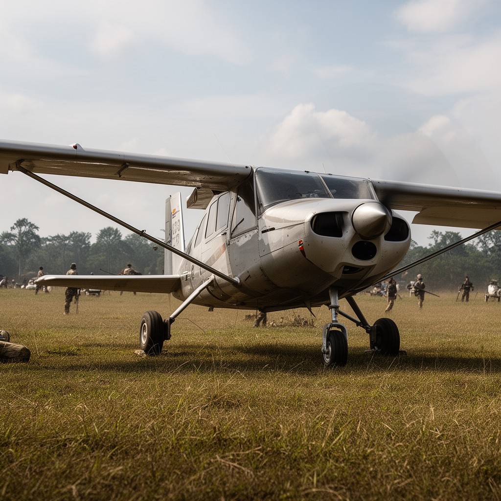AI-generated illustration of Cessna O-2 Skymaster