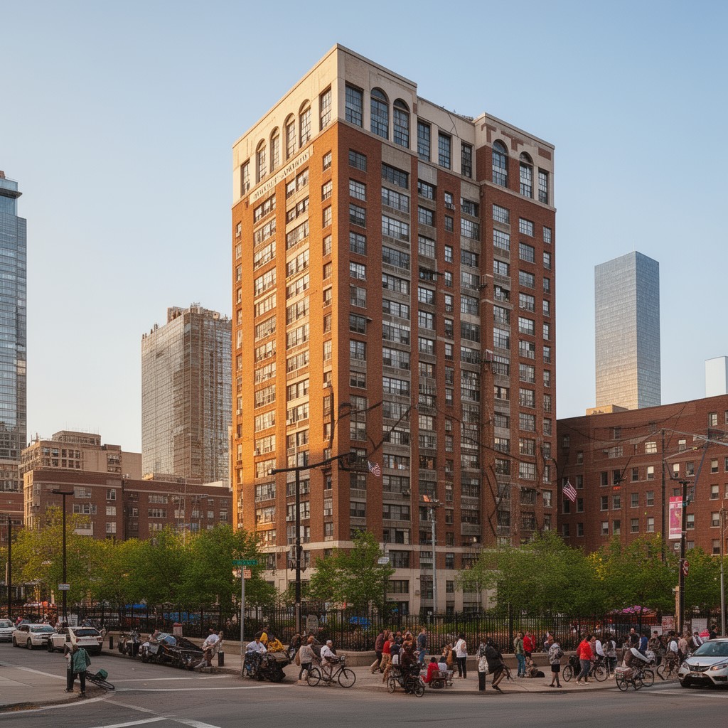 AI-generated illustration of Chicago Housing Authority