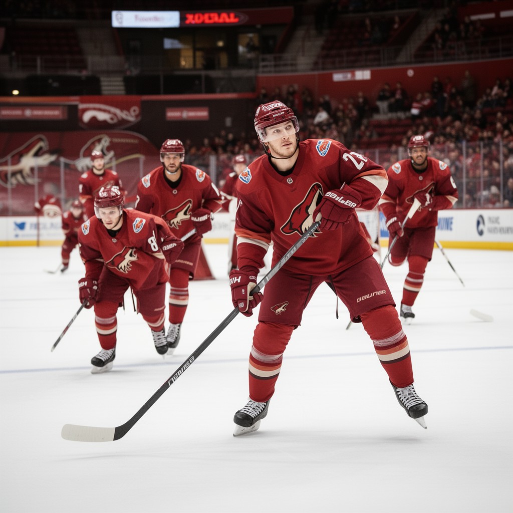 AI-generated illustration of Arizona Coyotes