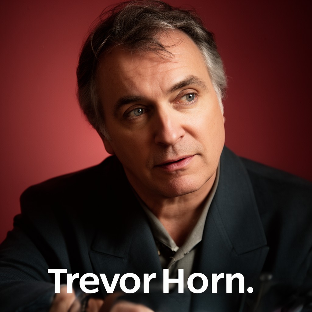 AI-generated illustration of Trevor Horn