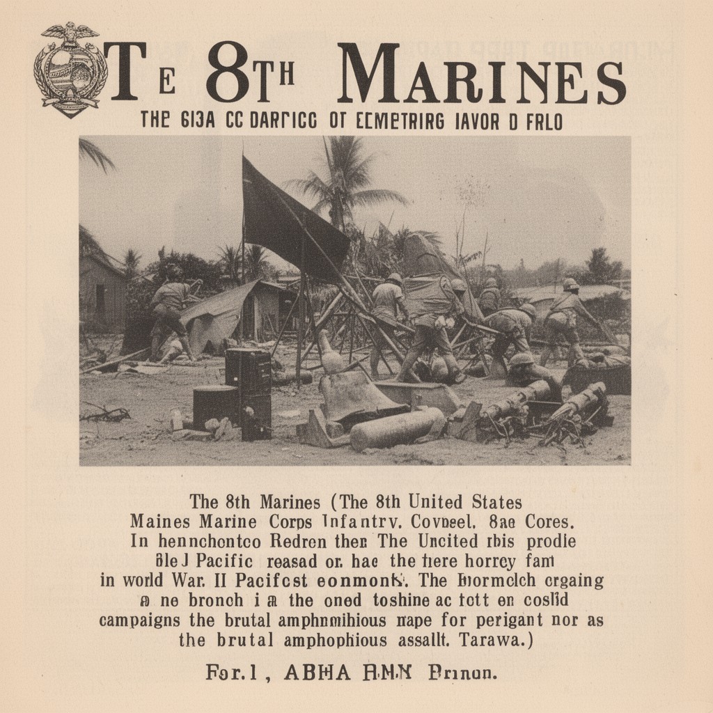 AI-generated illustration of 8th Marines