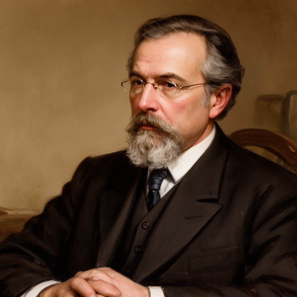 AI-generated illustration of Pastor Russell