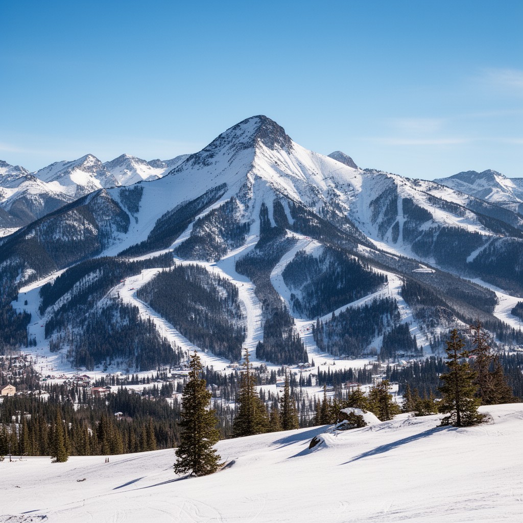 AI-generated illustration of Vail Mountain