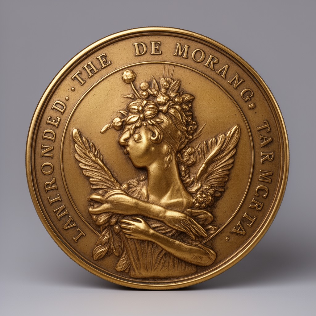 AI-generated illustration of De Morgan Medal