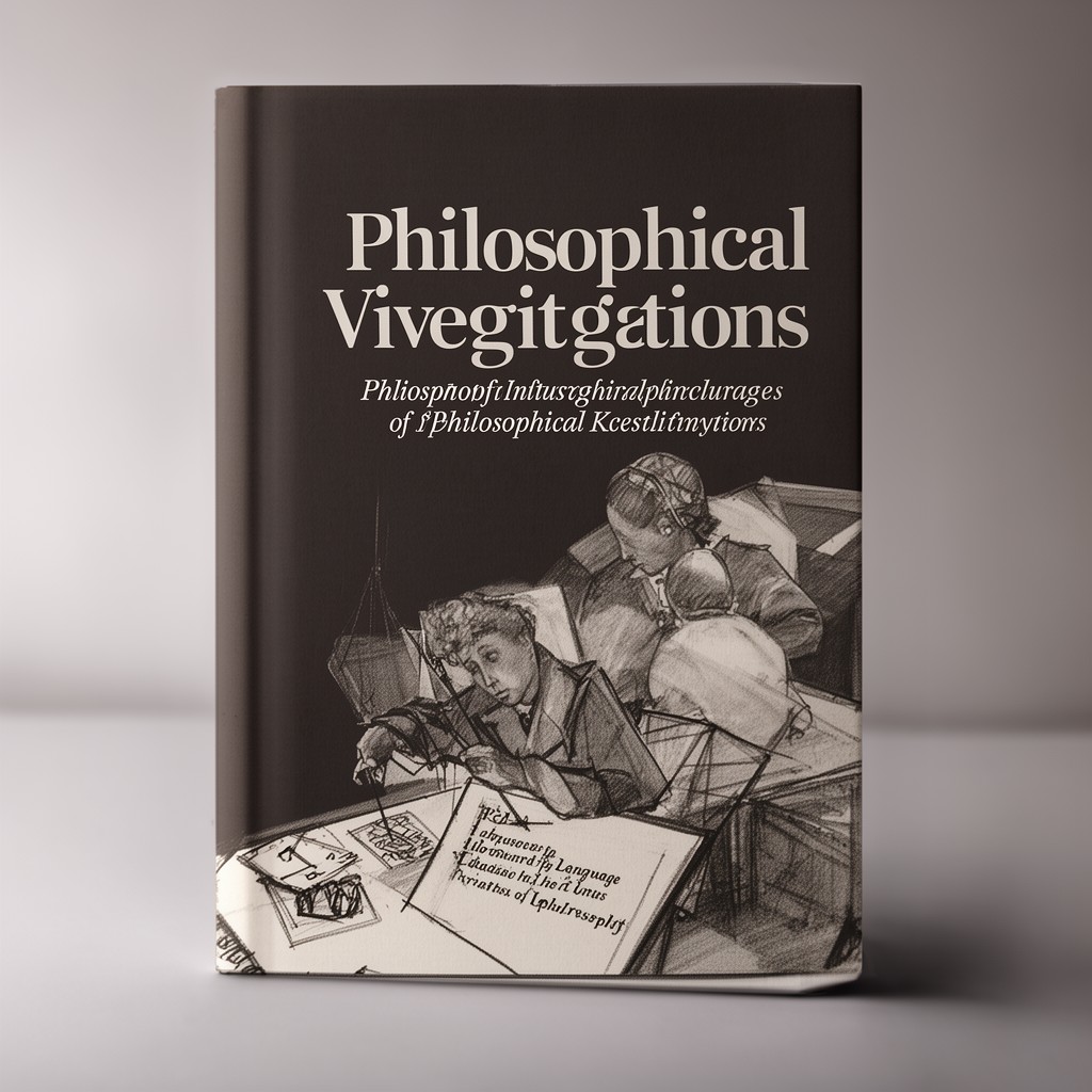 AI-generated illustration of Philosophical Investigations
