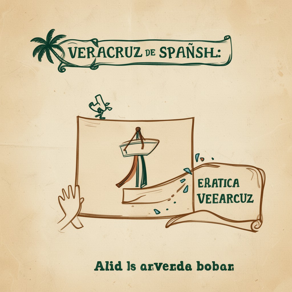 AI-generated illustration of Veracruz Spanish