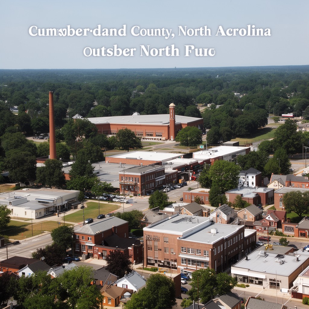 AI-generated illustration of Cumberland County, North Carolina