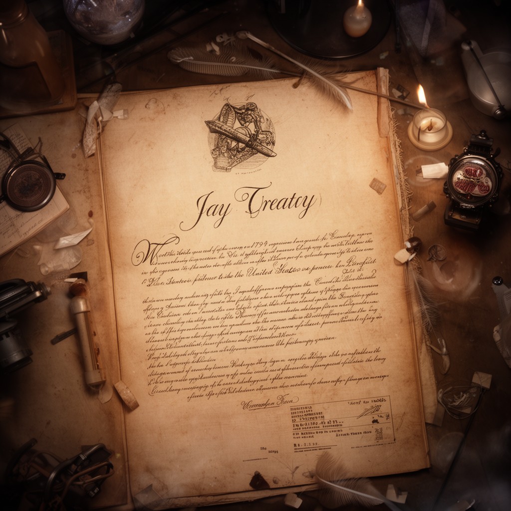 AI-generated illustration of Jay Treaty