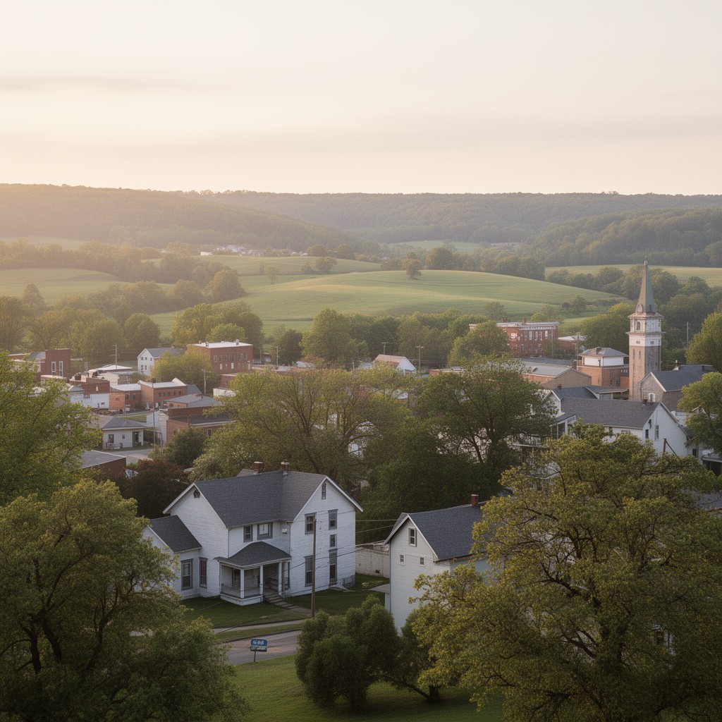 AI-generated illustration of Winneshiek County, Iowa