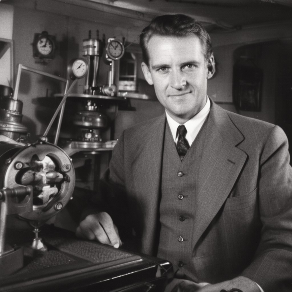 AI-generated illustration of Howard Hughes